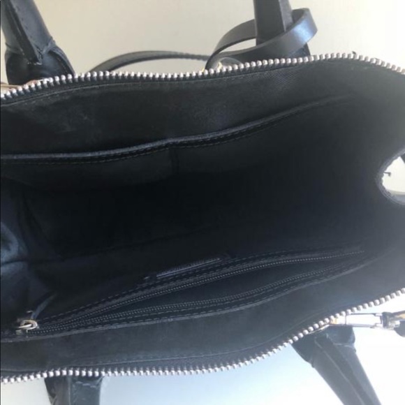 Black Studded Leather Bag - Picture 2 of 3